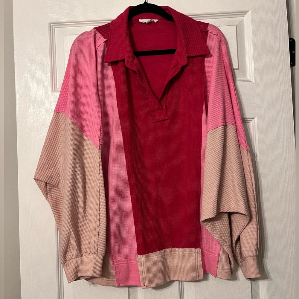 Colorblock sweater